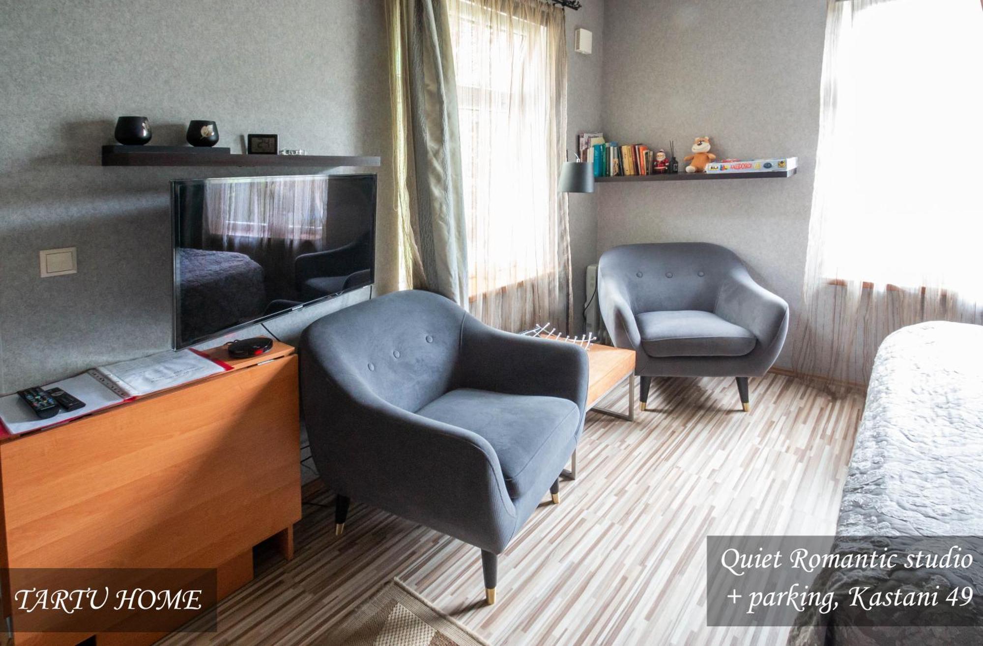 Quiet Romantic Studio Plus Parking, Tartu Home Kültér fotó