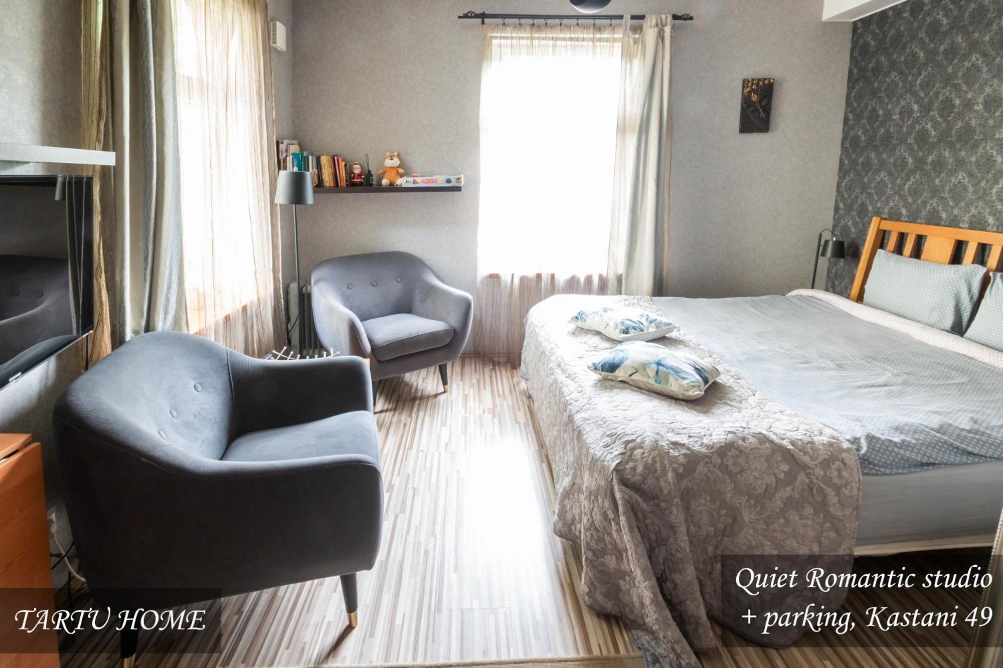 Quiet Romantic Studio Plus Parking, Tartu Home Kültér fotó