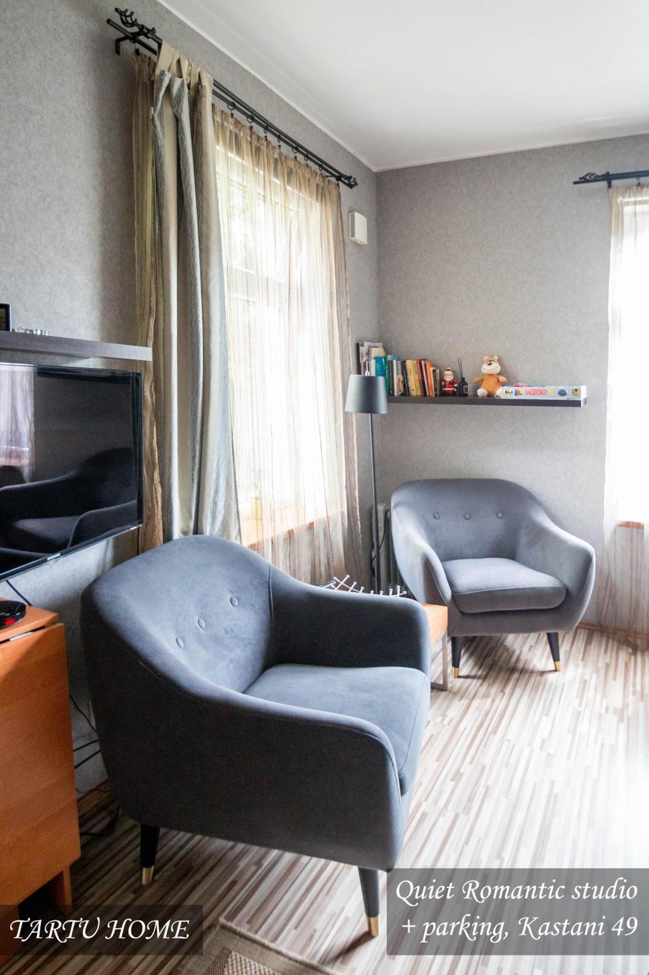 Quiet Romantic Studio Plus Parking, Tartu Home Kültér fotó