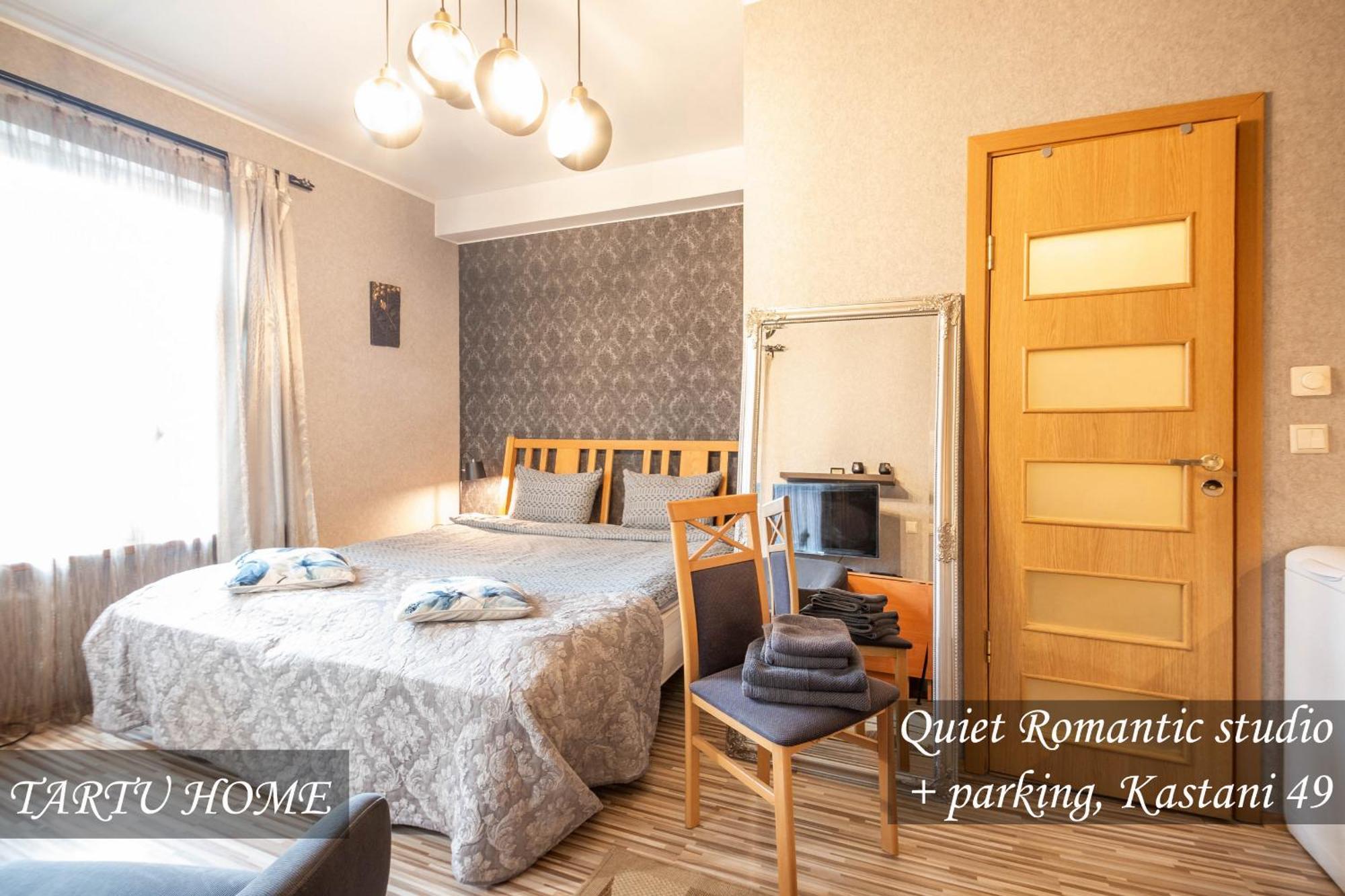 Quiet Romantic Studio Plus Parking, Tartu Home Kültér fotó