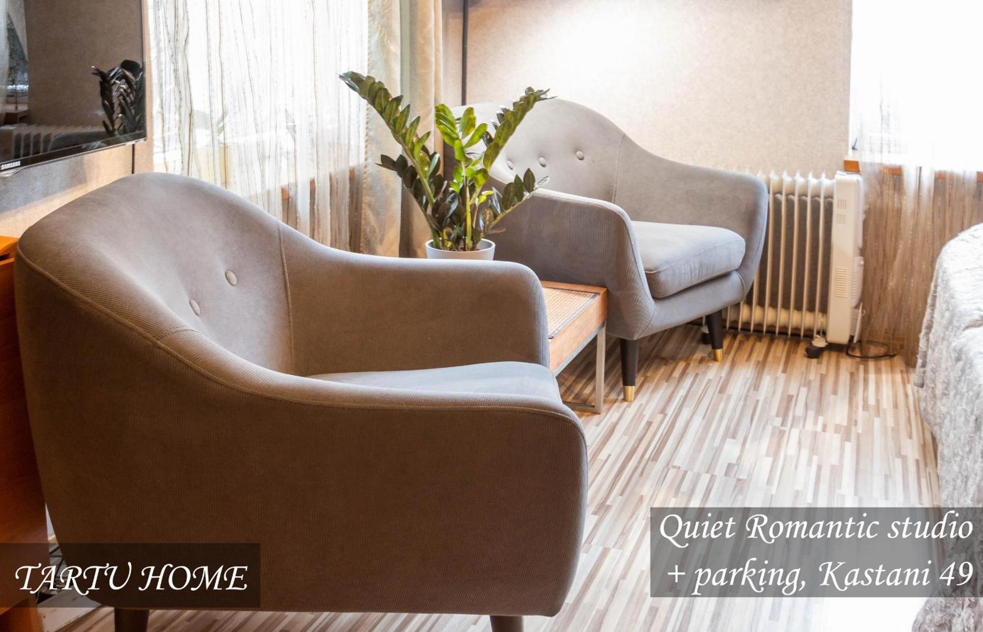 Quiet Romantic Studio Plus Parking, Tartu Home Kültér fotó