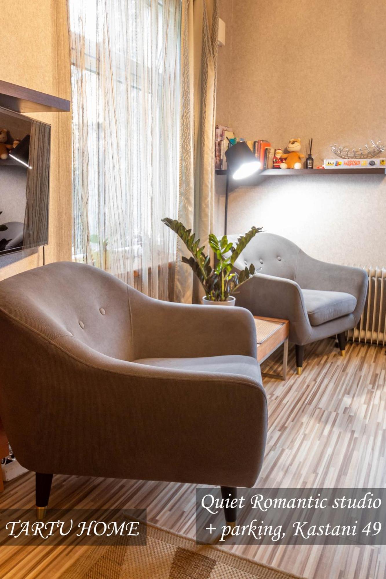 Quiet Romantic Studio Plus Parking, Tartu Home Kültér fotó